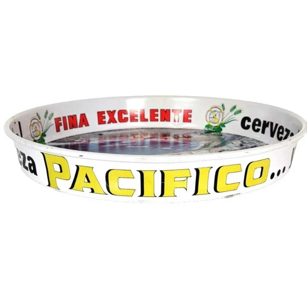 Vtg 80s Pacifico Cerveza  Y Nada Mas! Fina Excellente Sinaloa Mazatlan Beer Tray